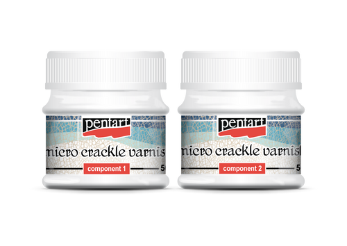 Micro Crackle Varnish 2 Components Set