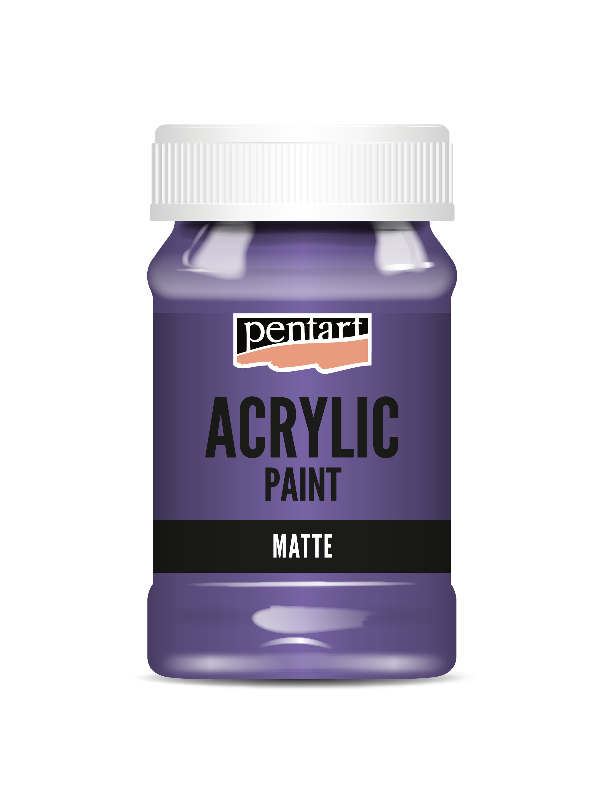 Acrylic paint matte