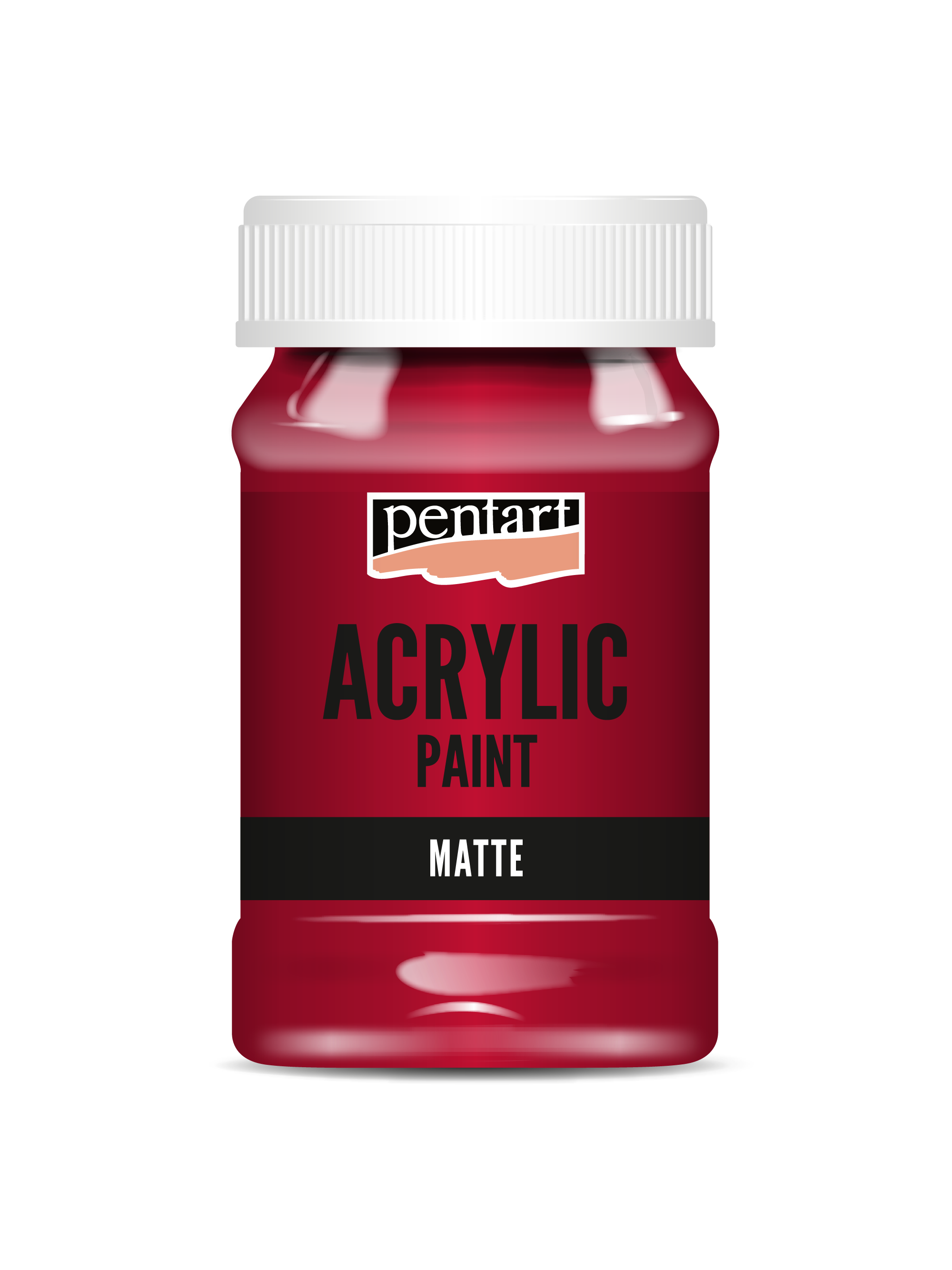 Acrylic paint matte