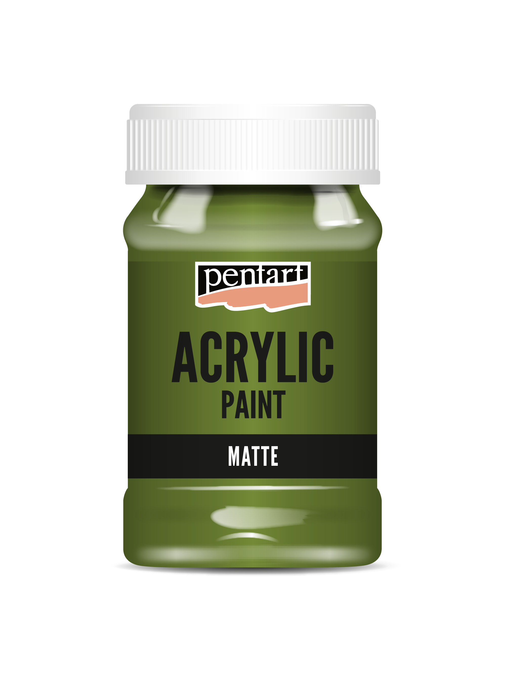 Acrylic paint matte