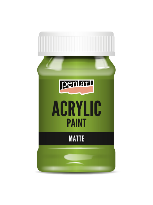 Acrylic paint matte