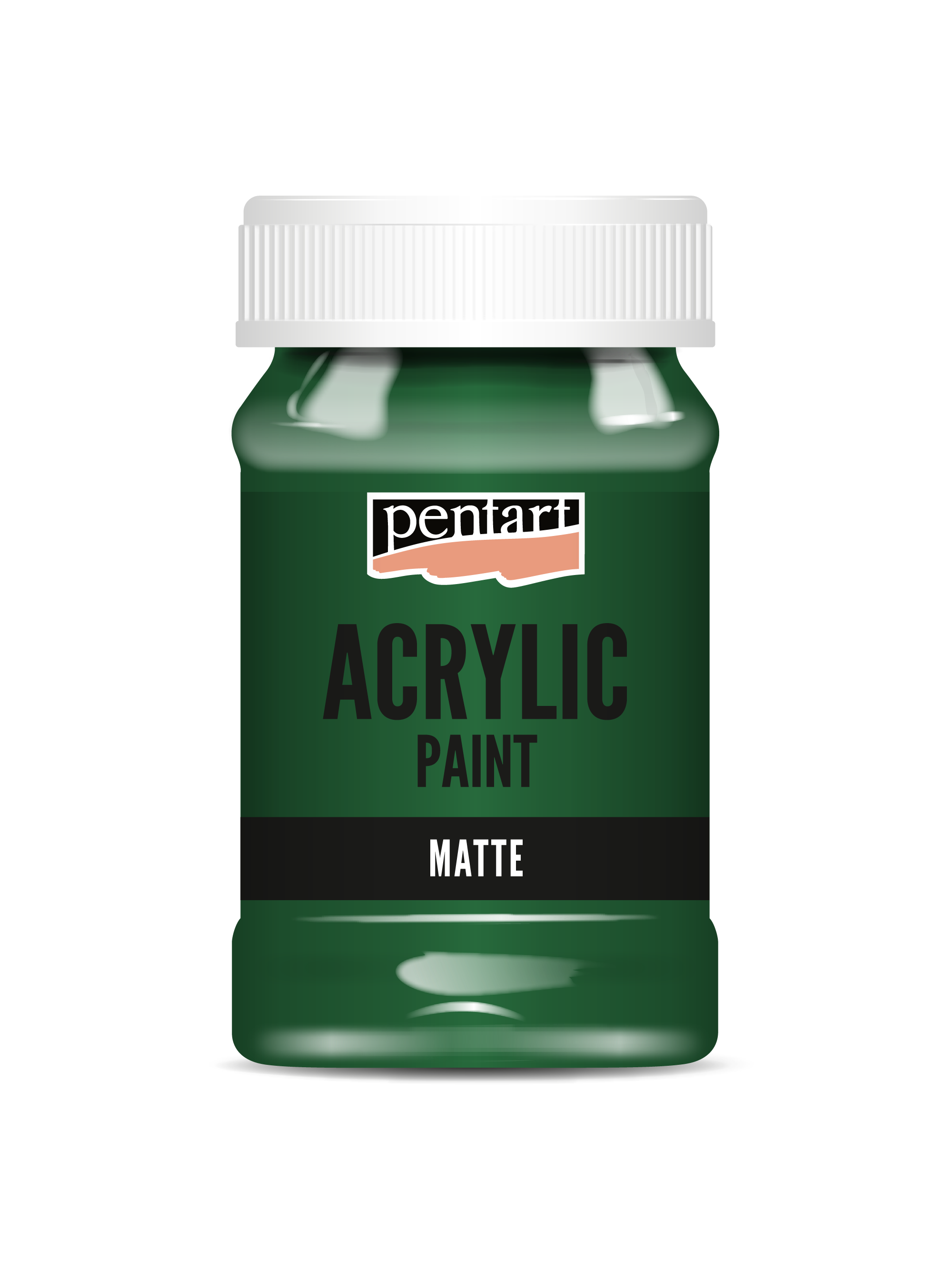 Acrylic paint matte