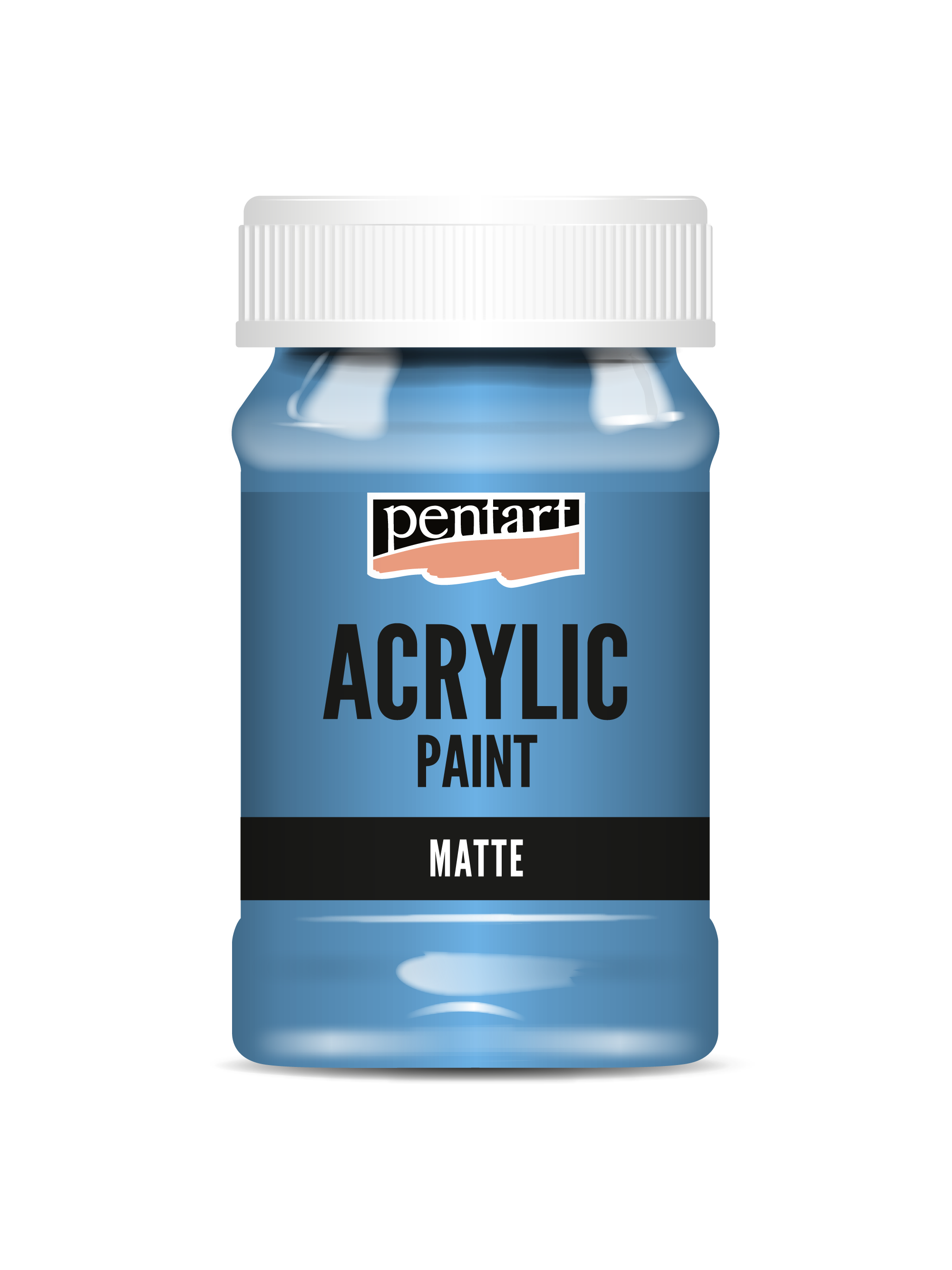 Acrylic paint matte