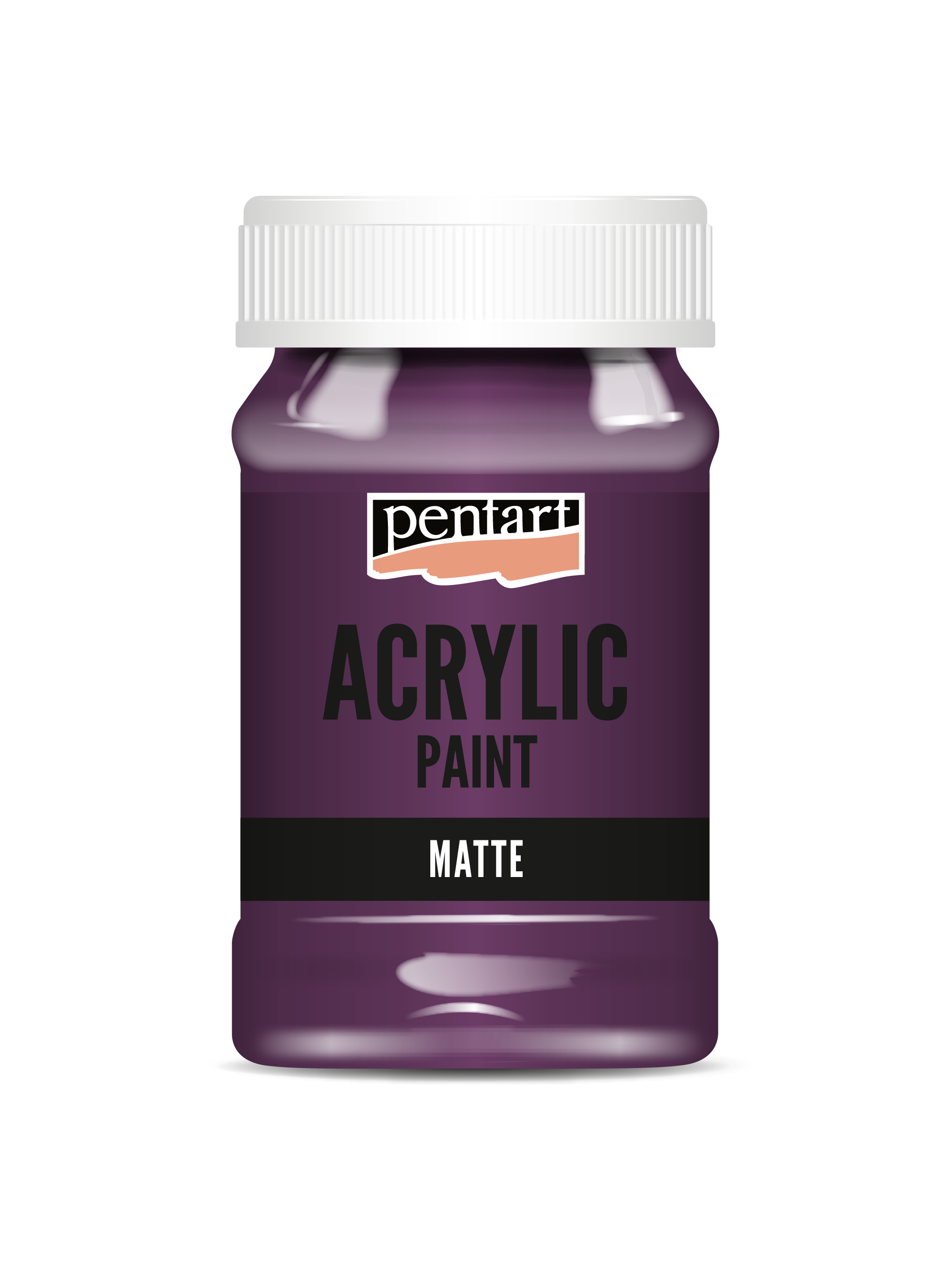 Acrylic paint matte