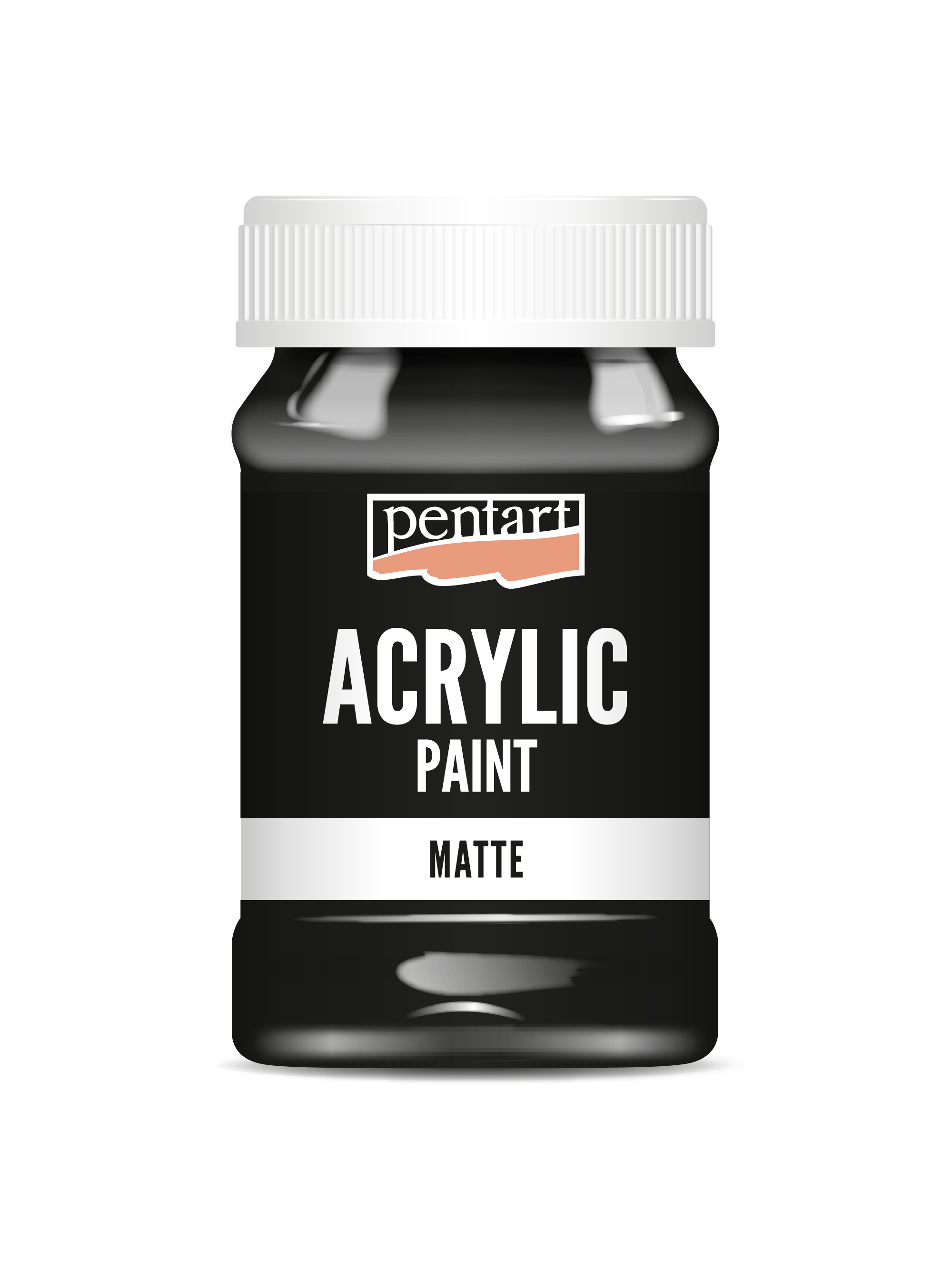 Acrylic paint matte