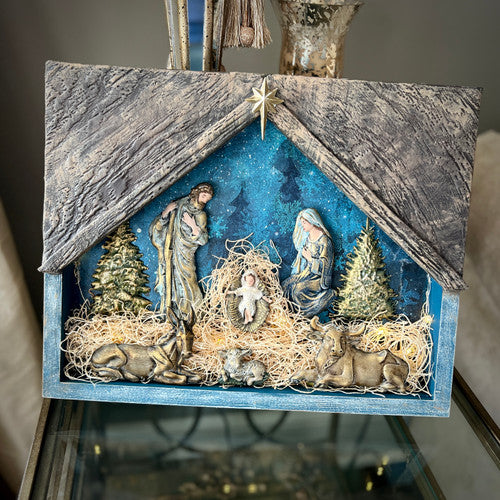 Decoupage Queen Silicone Mould - Nativity Animals - Limited Edition