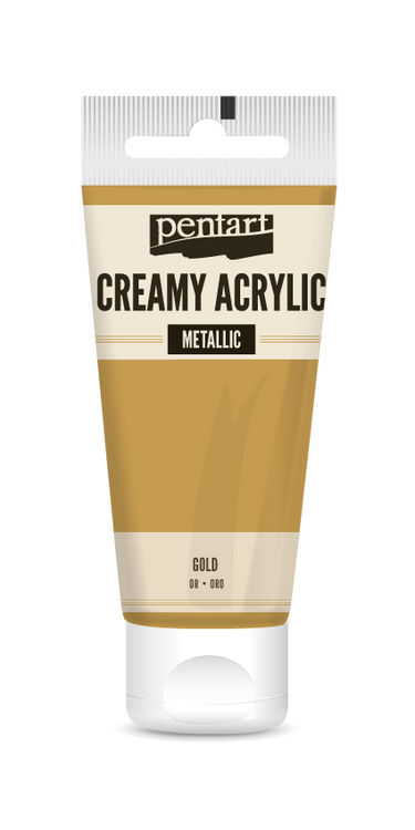 Creamy Acrylic Metallic