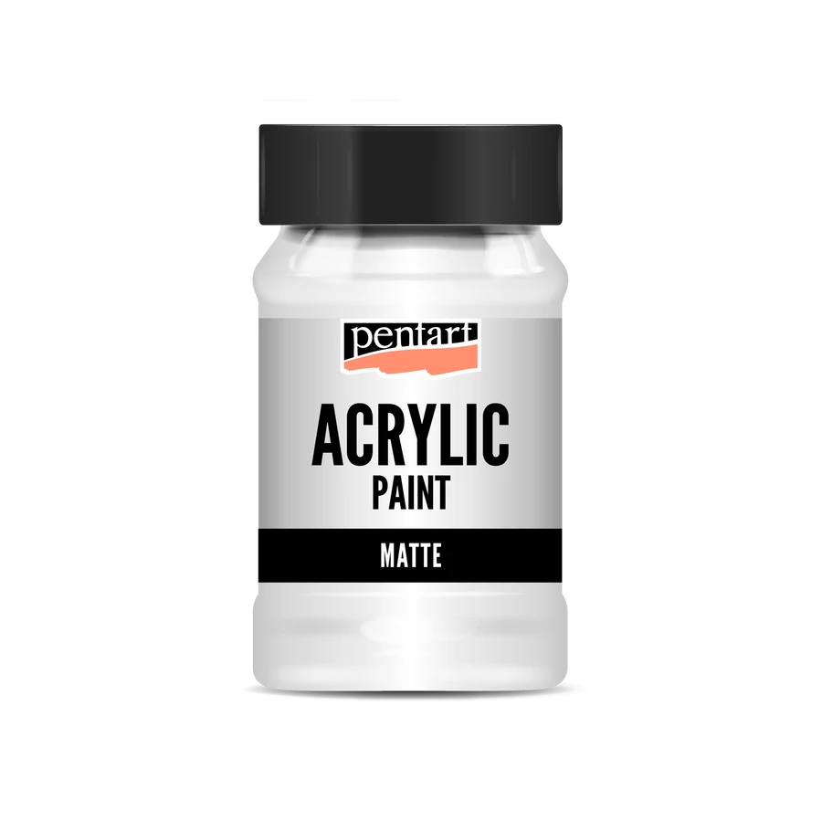 Acrylic paint matte