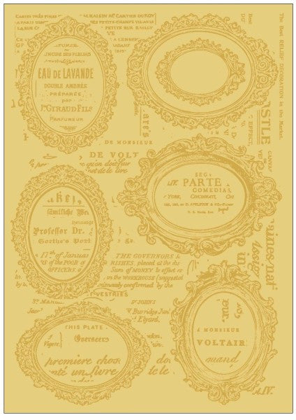 Lablanche Transfer Motif: Frame (Gold)