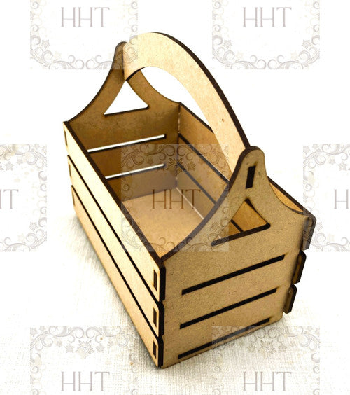 HHT MDF Buildable Basket for Spring 6" x 3.5" x 6"