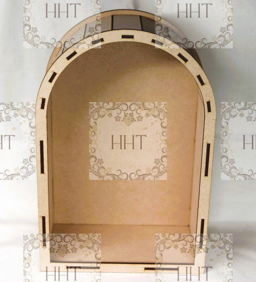 HHT MDF Buildable Niche Shadowbox 8" x 11.75" x 4"