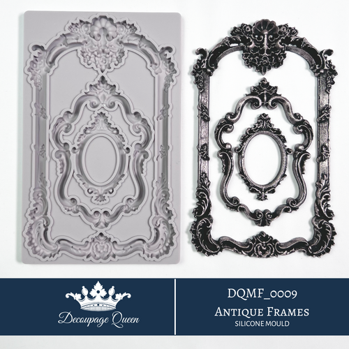 Decoupage Queen Silicone Mould - Antique Frames - Limited Edition