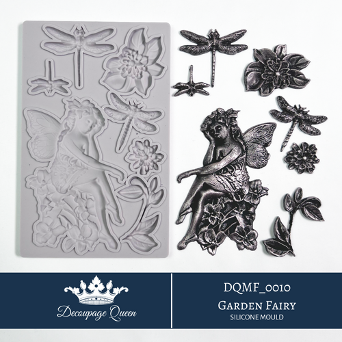 Decoupage Queen Silicone Mould - Garden Fairy - Limited Edition