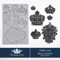 Decoupage Queen Silicone Mould - Regal Crowns - Limited Edition
