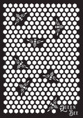Decoupage Queen Hobbilicious Queen Bee Stencil A4