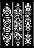 Decoupage Queen French Borders Stencil A4