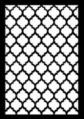 Decoupage Queen Quatrefoil Stencil