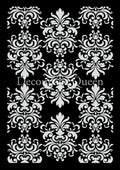 Decoupage Queen Spring Damask Stencil
