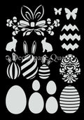 Decoupage Queen Easter Bundle Stencil