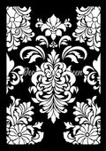 Decoupage Queen Stencil - Dainty and the Queen Baroque Rug