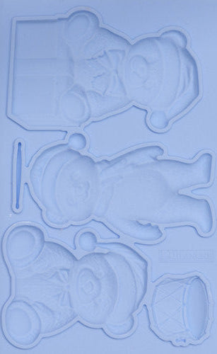 LaBlanche Silicone Mould Teddy Bears