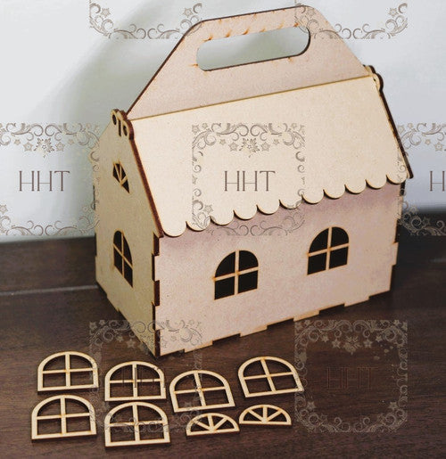 HHT MDF Buildable House Basket