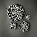 LaBlanche Round Ornaments Silicone Mould Limited Edition