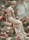 LaBlanche Roman Statue Garden A4 Rice Paper