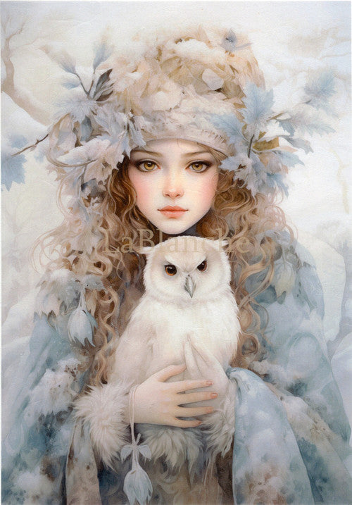 LaBlanche Frosty Winter 1 A4 Rice Paper