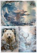 LaBlanche Frosty Winter 4 A4 Rice Paper