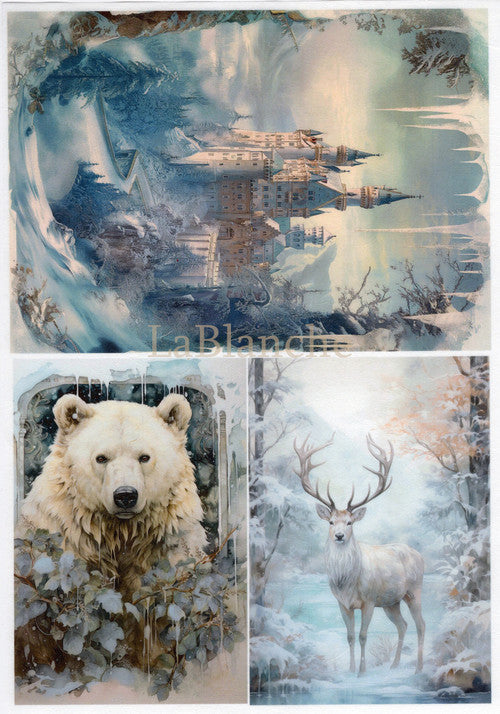 LaBlanche Frosty Winter 4 A4 Rice Paper