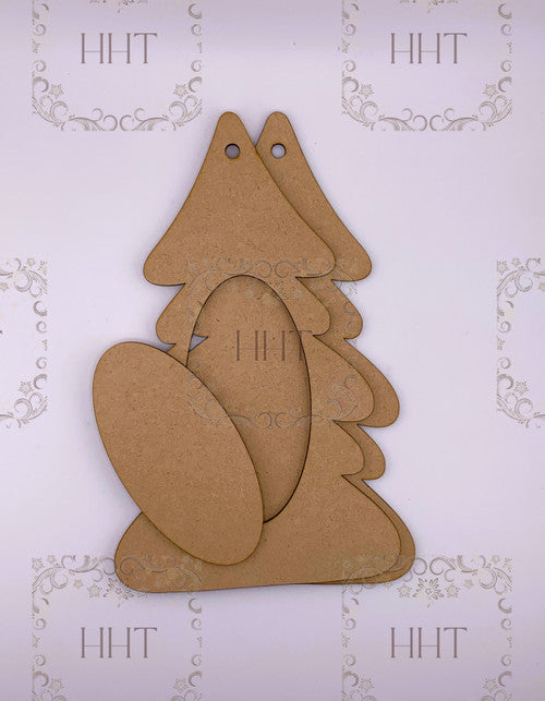 Handcrafted Holiday Traditions Christmas Tree Ornament MDF Base
