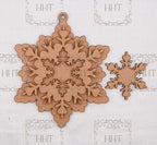 Handcrafted Holiday Traditions Snowflake Ornament MDF Base