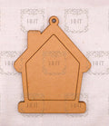 HHT MDF Gingerbread House with Overlay Frame