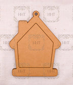 HHT MDF Gingerbread House with Overlay Frame