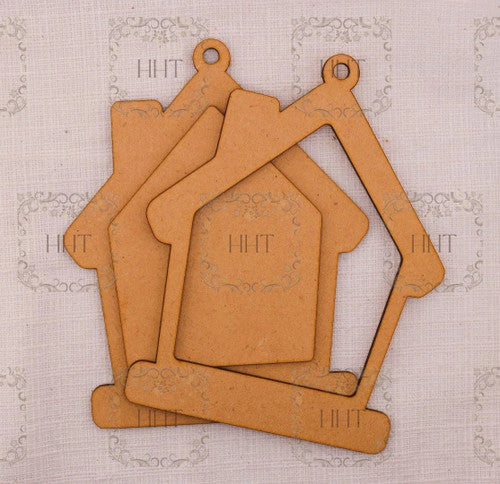 HHT MDF Gingerbread House with Overlay Frame