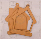 HHT MDF Gingerbread House with Overlay Frame