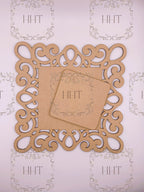 MDF Plaque with center Overlay, 2 pieces