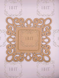 MDF Plaque with center Overlay, 2 pieces