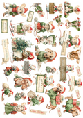 Lablanche Transfer Motif: Christmas Characters