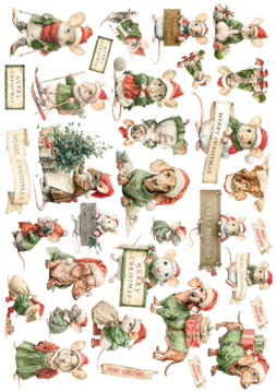 Lablanche Transfer Motif: Christmas Characters
