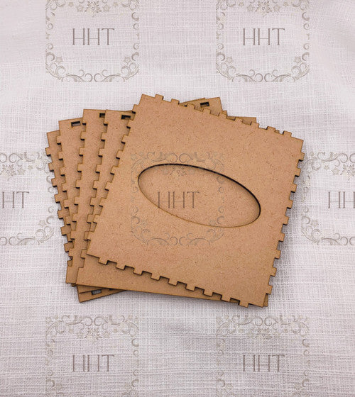 Handcrafted Holiday Traditions Square Tissue MDF Base