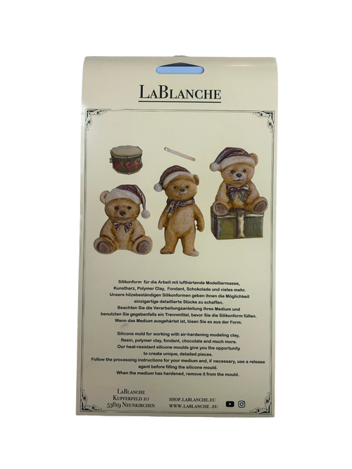 LaBlanche Silicone Mould Teddy Bears