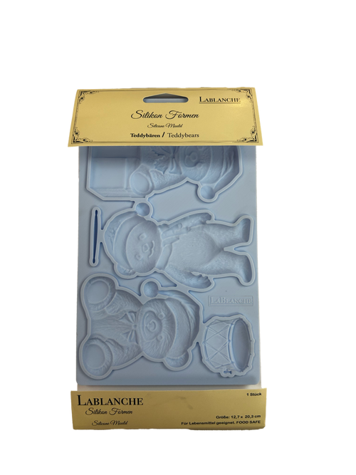 LaBlanche Silicone Mould Teddy Bears