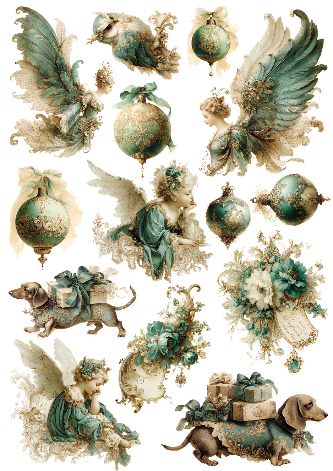 Lablanche Transfer Motif: Christmas Angels