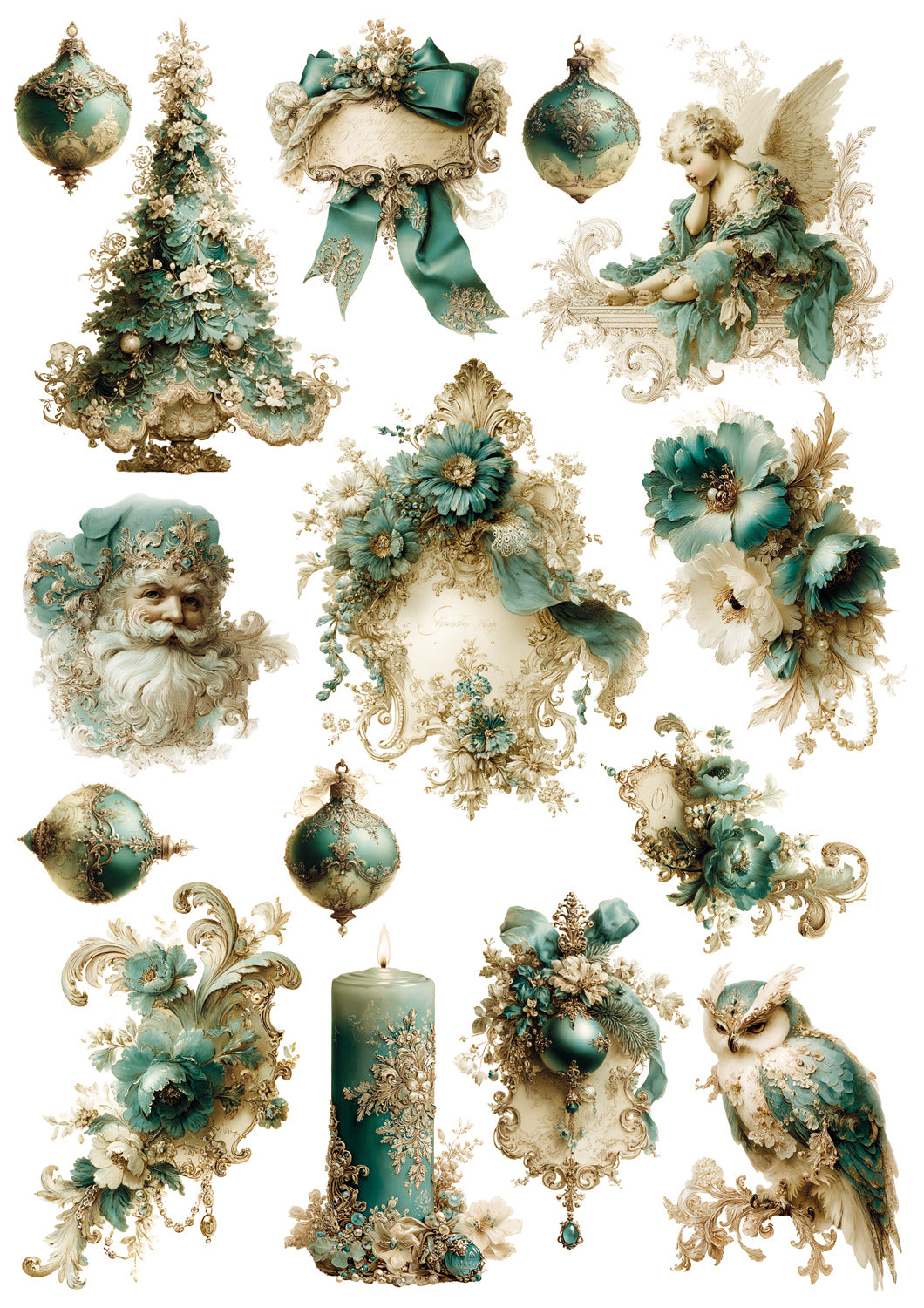 Lablanche Transfer Motif: Christmas Collage