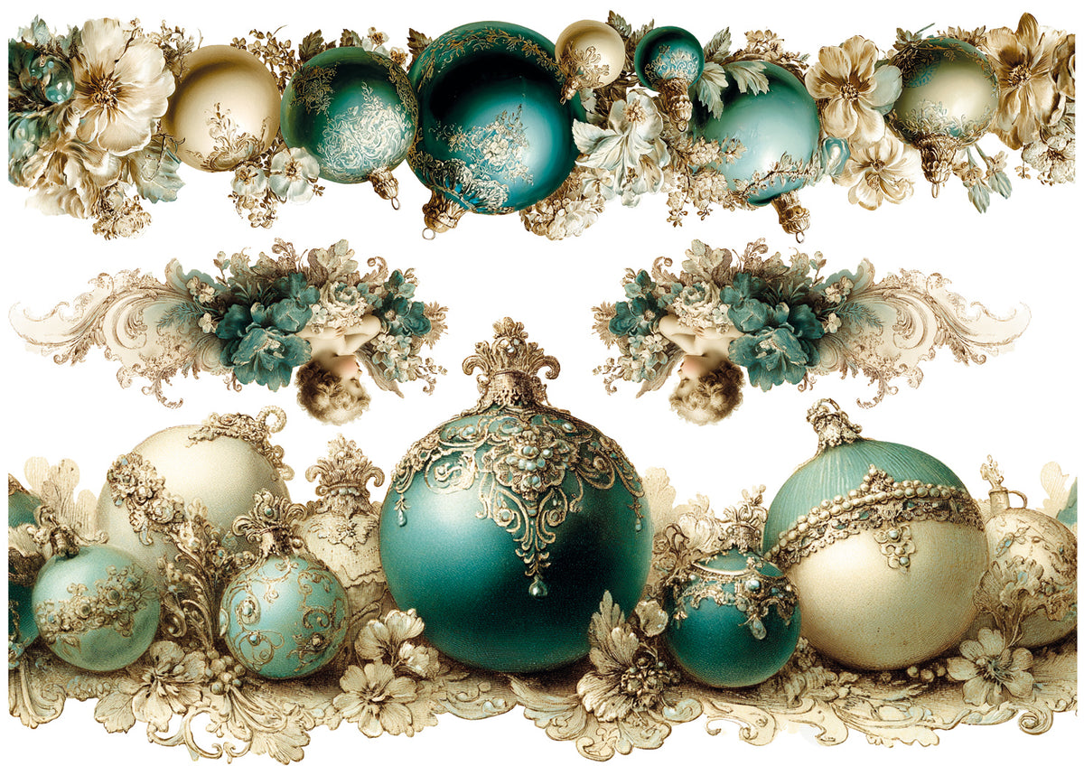 Lablanche Transfer Motif: Christmas Ornaments
