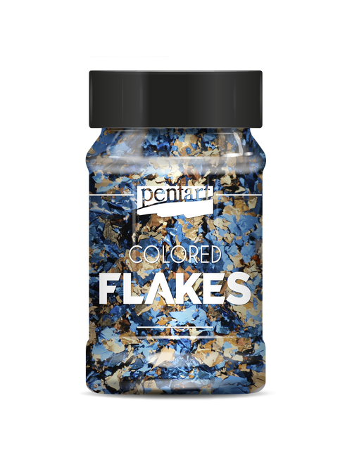 Pentart Colored foil flakes 1g, design by Pentart, arts & entertainment > hobbies & creative arts > arts & crafts, for decoupage and crafting