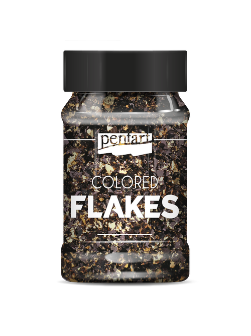 Pentart Colored foil flakes 1g, design by Pentart, arts & entertainment > hobbies & creative arts > arts & crafts, for decoupage and crafting