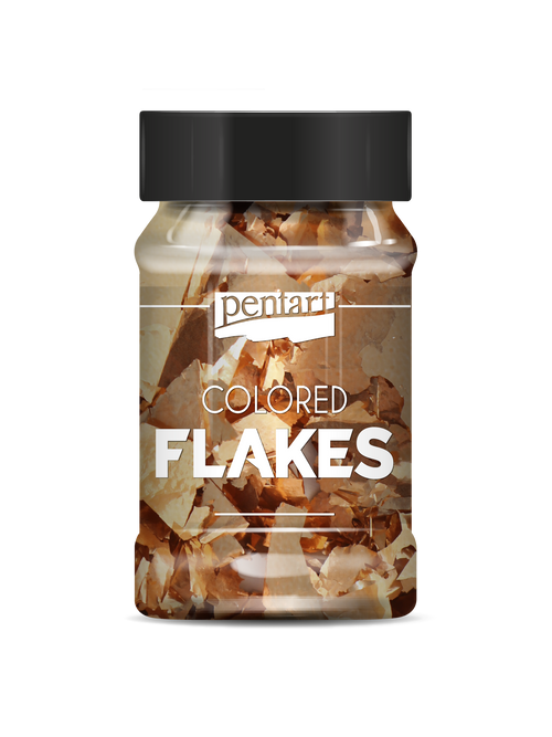 Pentart Colored foil flakes 1g, design by Pentart, arts & entertainment > hobbies & creative arts > arts & crafts, for decoupage and crafting